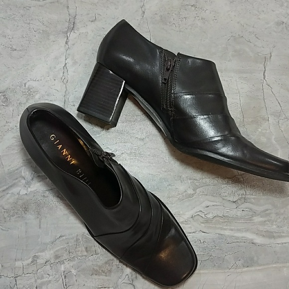 Gianni Bini Womens Loafers Brown  Leather Heel size 7.5 - Picture 1 of 6